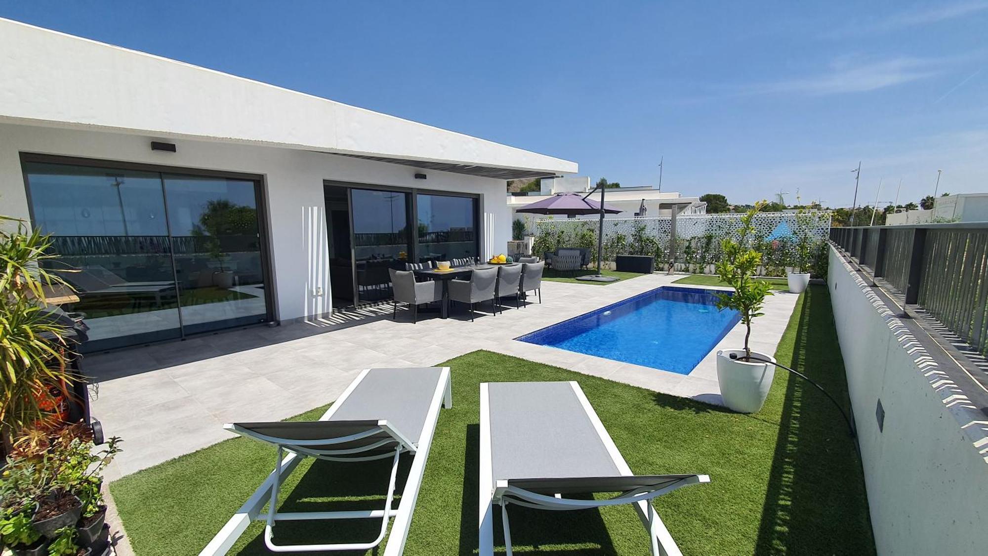 Pool & Snooker Villa Finestrat Luaran gambar